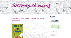 Desktop Screenshot of justmaylee.blogspot.com