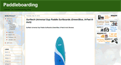 Desktop Screenshot of paddleboardingmjnp.blogspot.com