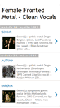 Mobile Screenshot of female-metal49.blogspot.com