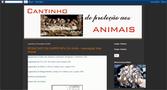 Desktop Screenshot of cantinhodeprotecao.blogspot.com