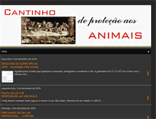 Tablet Screenshot of cantinhodeprotecao.blogspot.com
