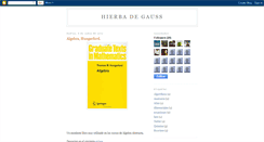 Desktop Screenshot of hierbadegauss.blogspot.com