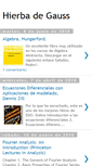 Mobile Screenshot of hierbadegauss.blogspot.com