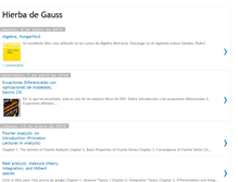 Tablet Screenshot of hierbadegauss.blogspot.com