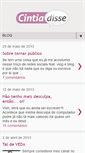 Mobile Screenshot of cintiadisse.blogspot.com