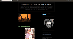 Desktop Screenshot of buddahfriendsoftheworld.blogspot.com
