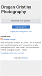 Mobile Screenshot of dragancristinaphotography.blogspot.com