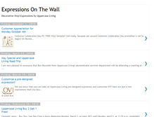 Tablet Screenshot of expressionsonthewall.blogspot.com