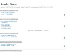 Tablet Screenshot of amadeunuvem.blogspot.com