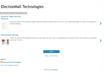 Tablet Screenshot of electionmall.blogspot.com