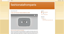 Desktop Screenshot of fashionatafromparis.blogspot.com