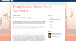 Desktop Screenshot of kitchenfairygodmother.blogspot.com