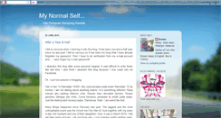 Desktop Screenshot of mynormalself.blogspot.com