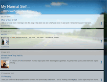 Tablet Screenshot of mynormalself.blogspot.com