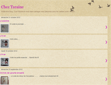 Tablet Screenshot of chez-taraine.blogspot.com