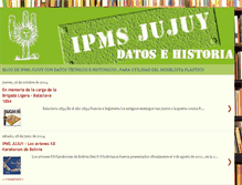 Tablet Screenshot of ipmsjujuydatosehistoria.blogspot.com