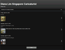 Tablet Screenshot of dianalimcaricaturist.blogspot.com
