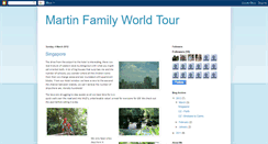 Desktop Screenshot of martinfamilyworldtour.blogspot.com