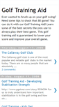 Mobile Screenshot of golf-trainingaid.blogspot.com