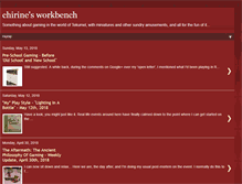 Tablet Screenshot of chirinesworkbench.blogspot.com