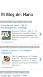 Mobile Screenshot of elblogdelnano.blogspot.com