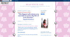 Desktop Screenshot of beautifulyouhq.blogspot.com