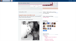 Desktop Screenshot of myonewomanshow.blogspot.com