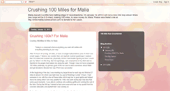 Desktop Screenshot of crushing100miles.blogspot.com