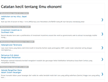 Tablet Screenshot of catatan-ekonomi.blogspot.com