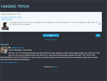 Tablet Screenshot of handke-trivia.blogspot.com