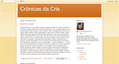 Desktop Screenshot of cronicasdacris.blogspot.com