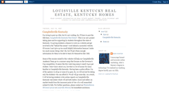 Desktop Screenshot of louisvillekentuckyrealestateky.blogspot.com