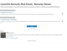 Tablet Screenshot of louisvillekentuckyrealestateky.blogspot.com