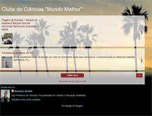 Tablet Screenshot of clubedecienciasmundomelhor.blogspot.com