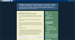 Desktop Screenshot of pedigree-hungarian-vizsla.blogspot.com