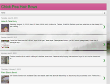 Tablet Screenshot of chickpeahairbows.blogspot.com