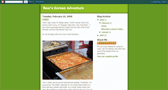 Desktop Screenshot of bearinkorea.blogspot.com