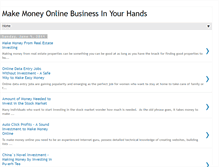 Tablet Screenshot of makemoney-inhands.blogspot.com