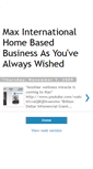 Mobile Screenshot of mymaxinternational.blogspot.com