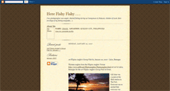 Desktop Screenshot of here-fishy-fishy.blogspot.com