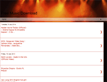 Tablet Screenshot of downloadfreemusic2011.blogspot.com