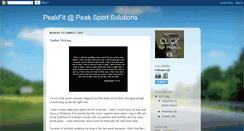 Desktop Screenshot of peaksportsolutions.blogspot.com