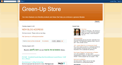 Desktop Screenshot of greenupstore.blogspot.com