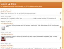 Tablet Screenshot of greenupstore.blogspot.com