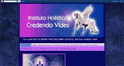 Desktop Screenshot of institutocredendovides.blogspot.com