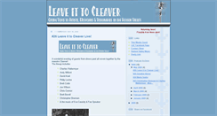 Desktop Screenshot of leaveittocleaverwxbc.blogspot.com