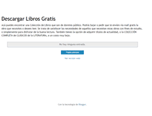 Tablet Screenshot of descargalibrosgratis.blogspot.com
