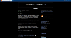 Desktop Screenshot of investsutra.blogspot.com