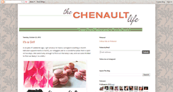 Desktop Screenshot of chenaultlife.blogspot.com