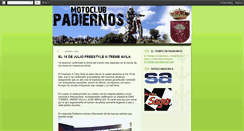 Desktop Screenshot of motoclubpadiernos.blogspot.com